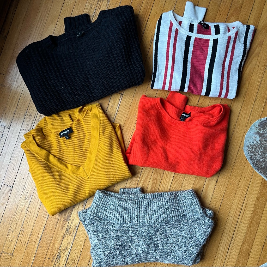 Bundle: 5 Express Sweaters